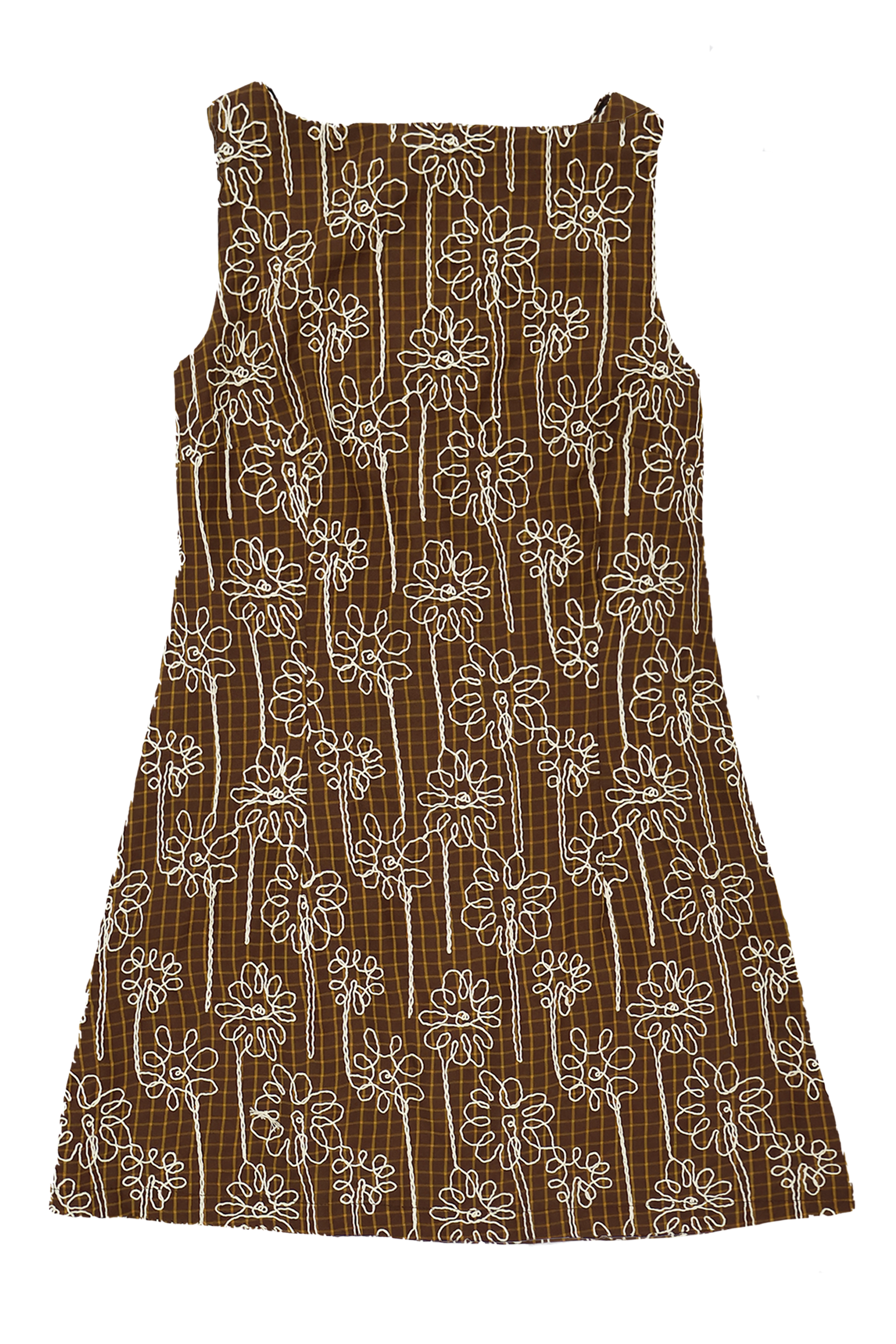 EMBROIDERED MINI DRESS