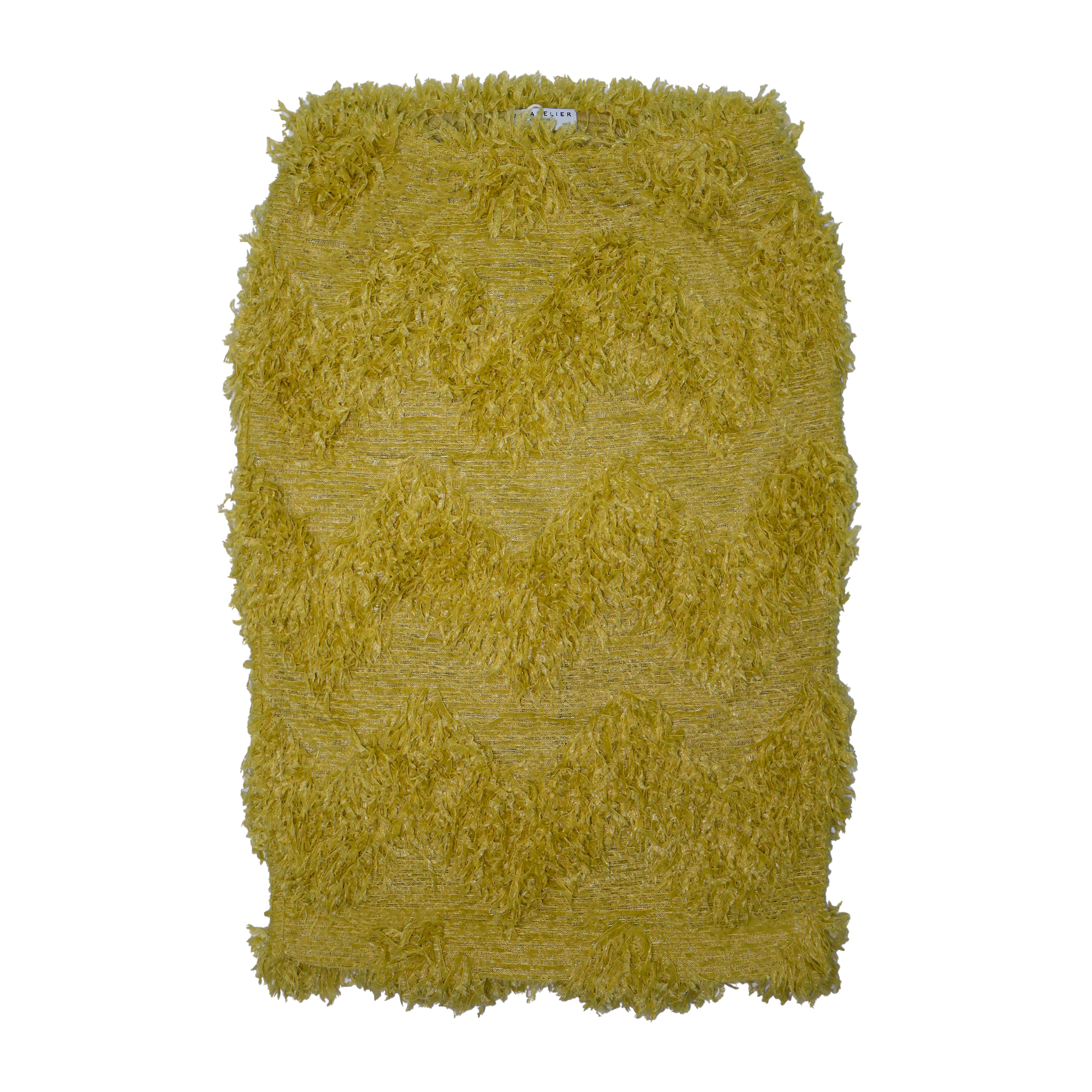 MUSTARD FUR MIDI SKIRT