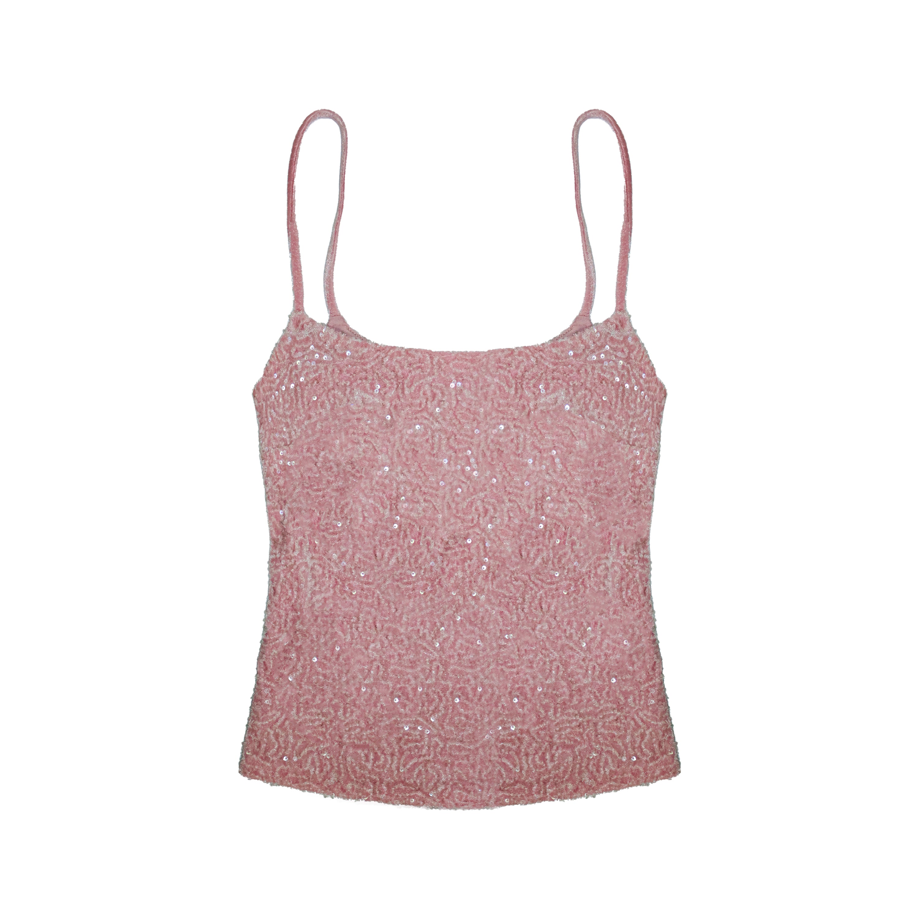 PINK SEQUINS TOP