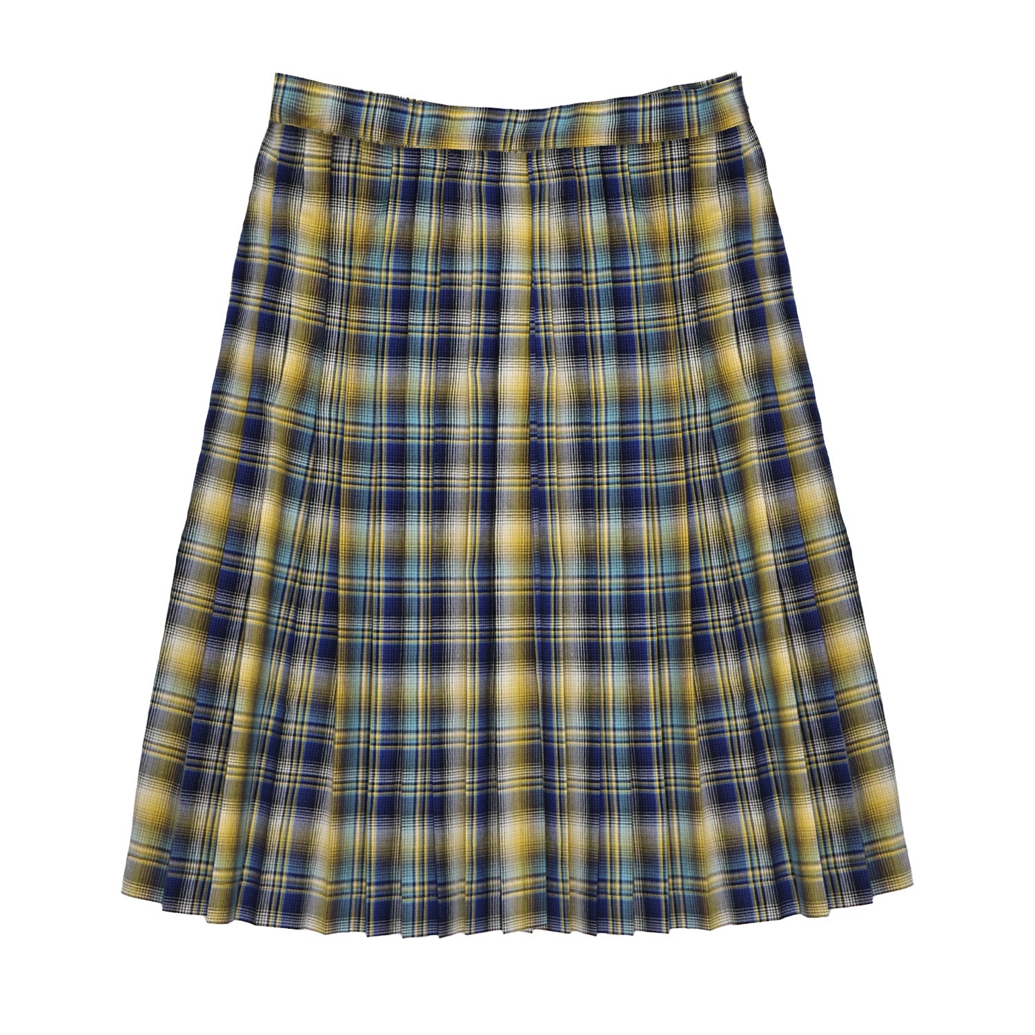 PLAID PLEATED SKIRT