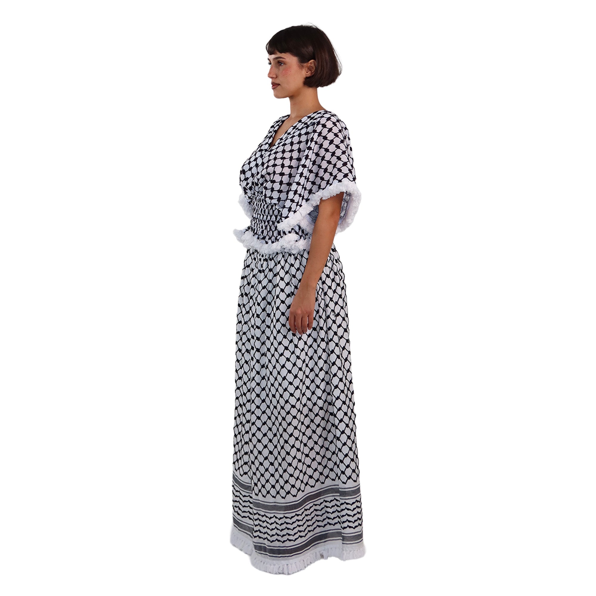 kufiya kaftan top
