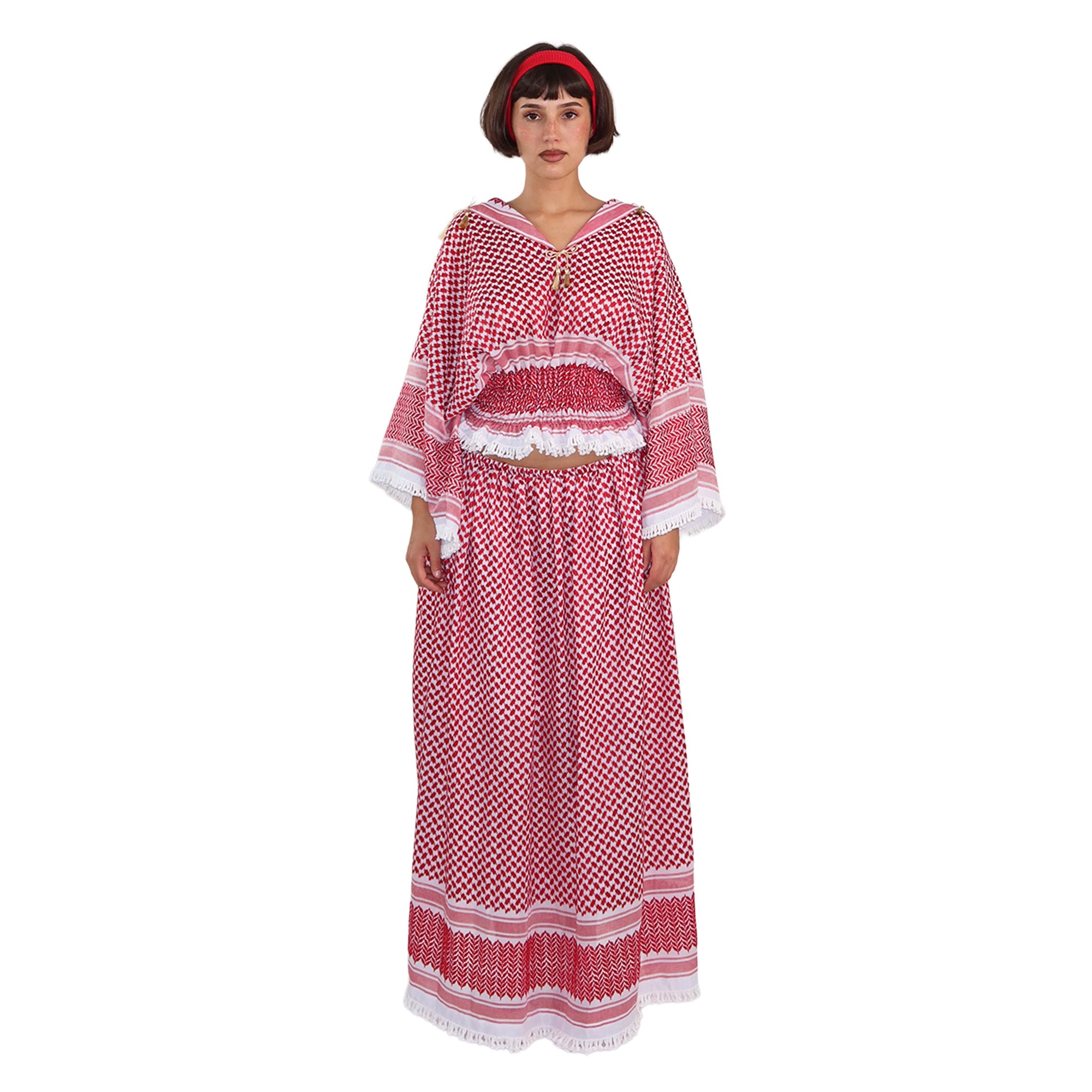 shemagh kaftan top