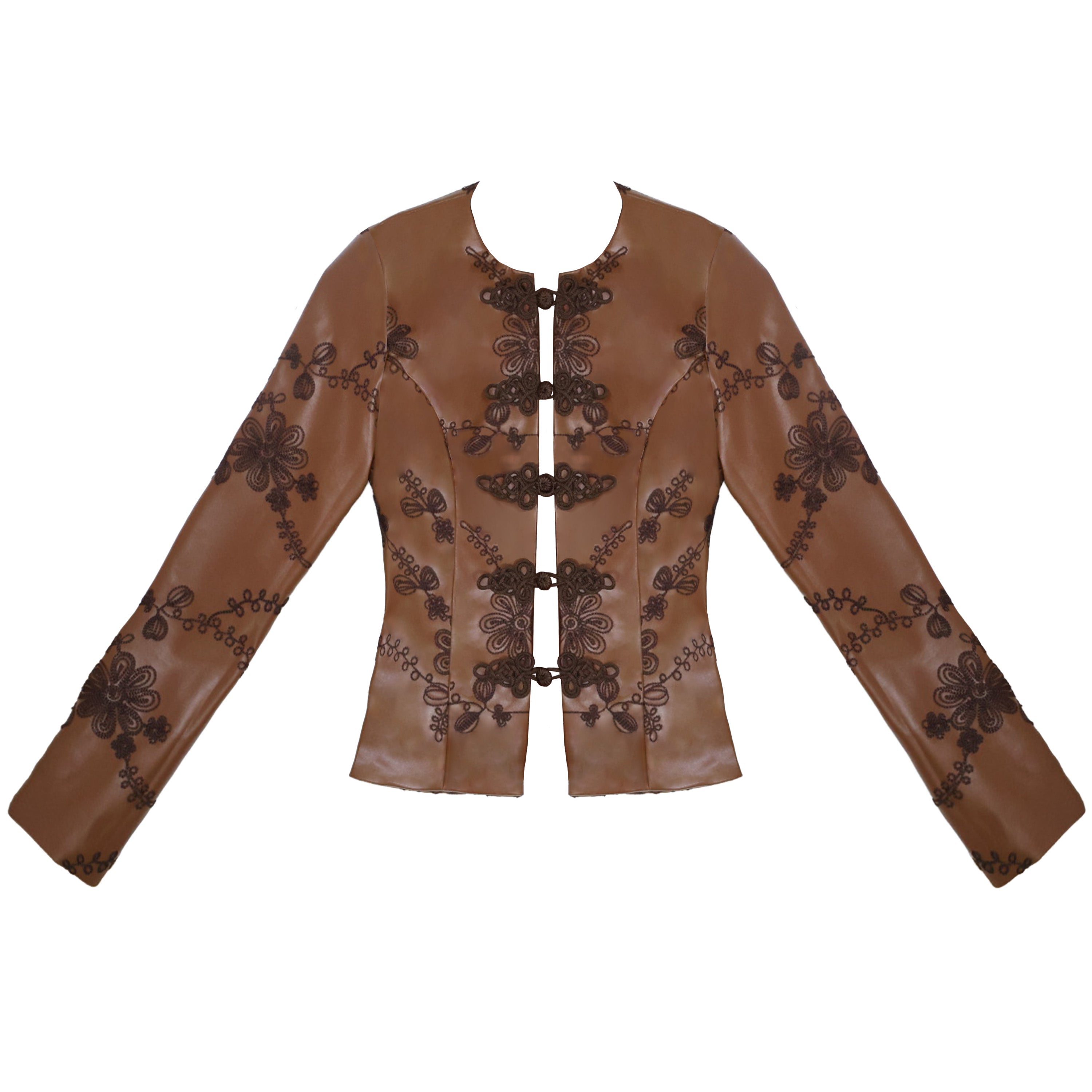 THE EMBROIDERED LEATHER JACKET