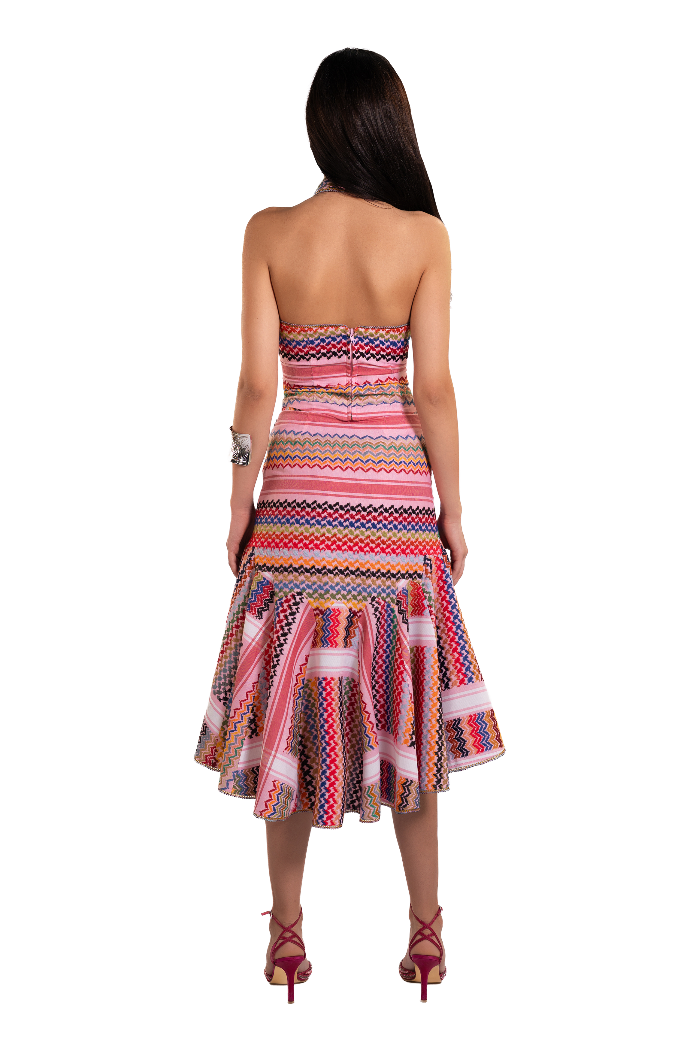 The Pink Kufiya Skirt