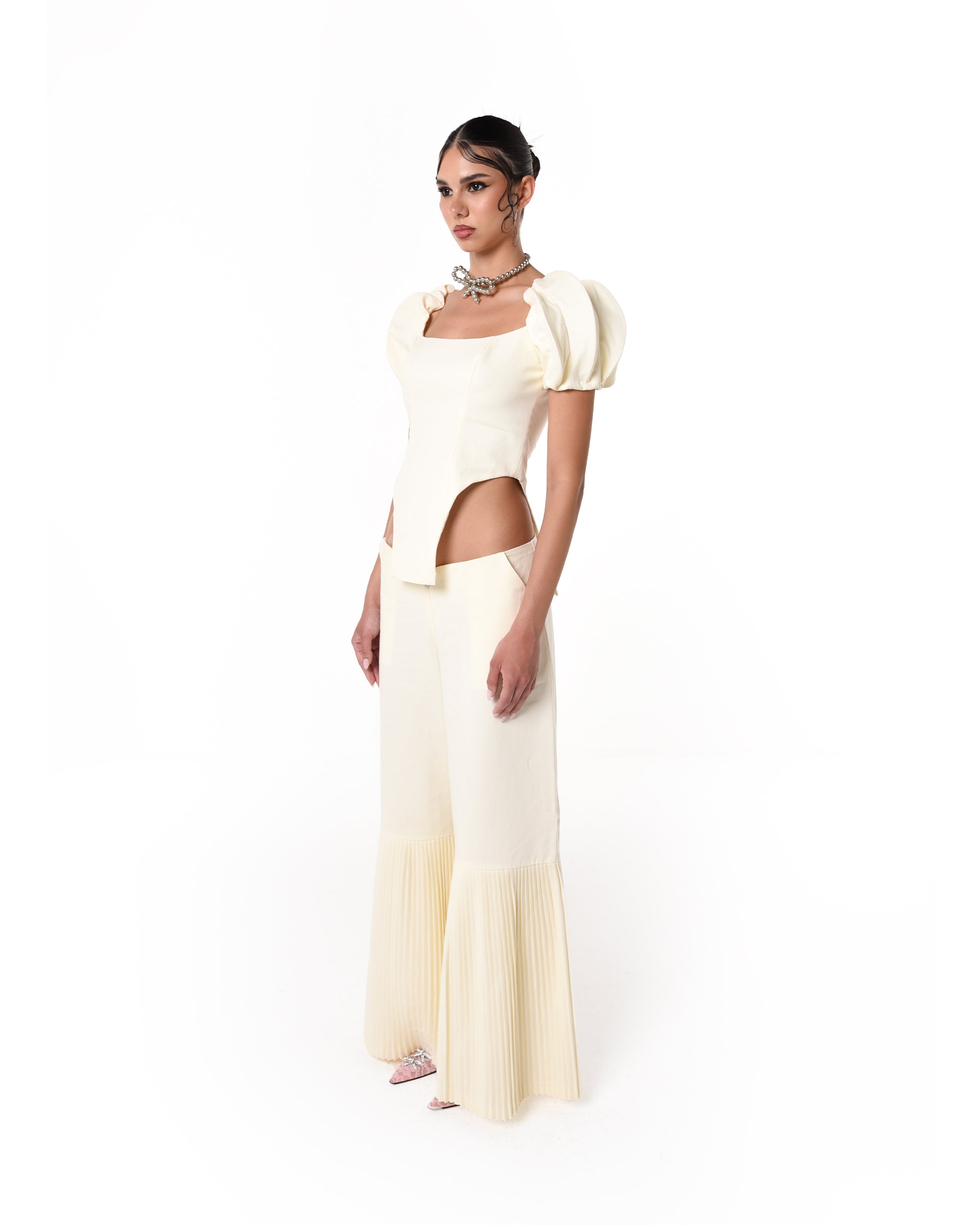 PLEATED PANTS