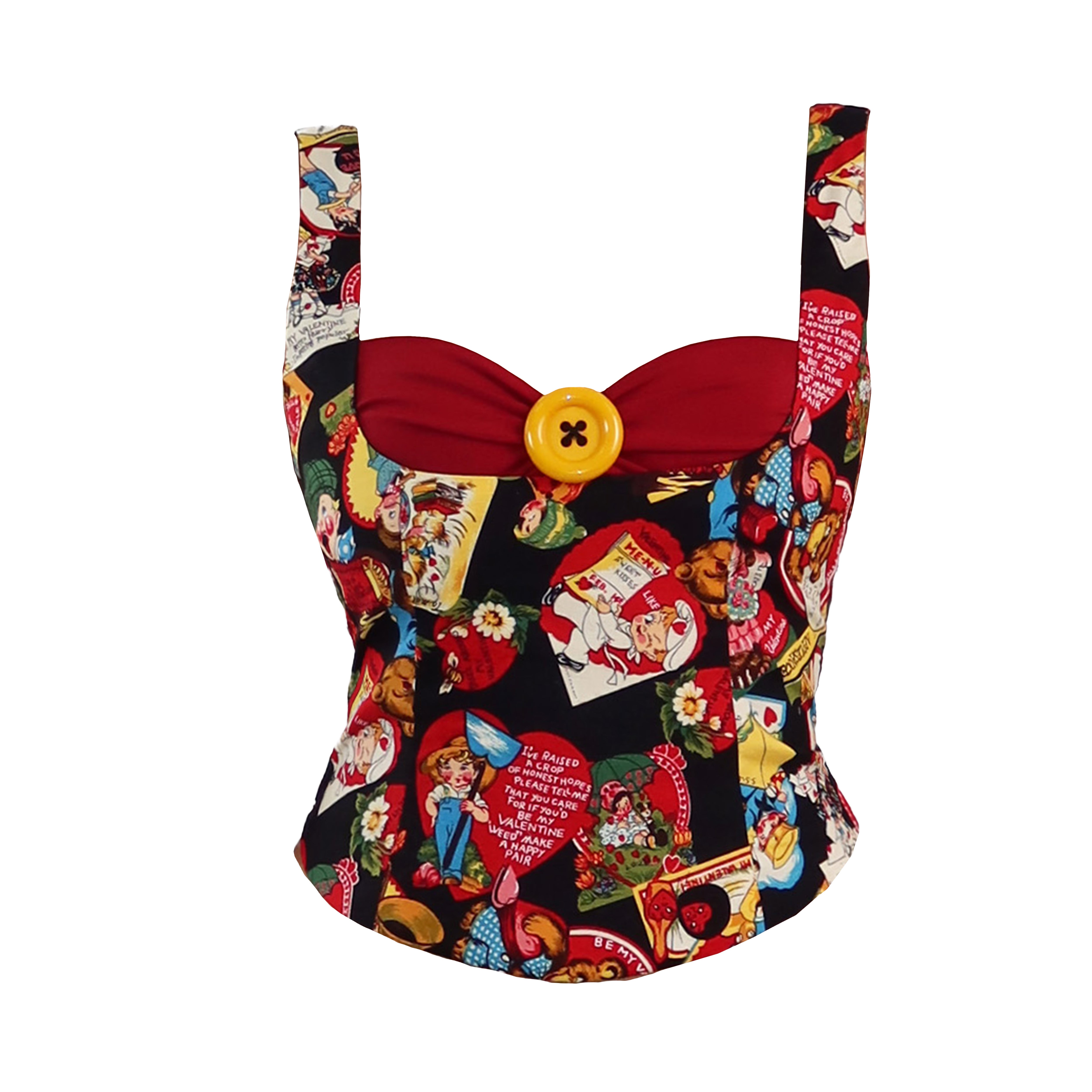 the valentine top
