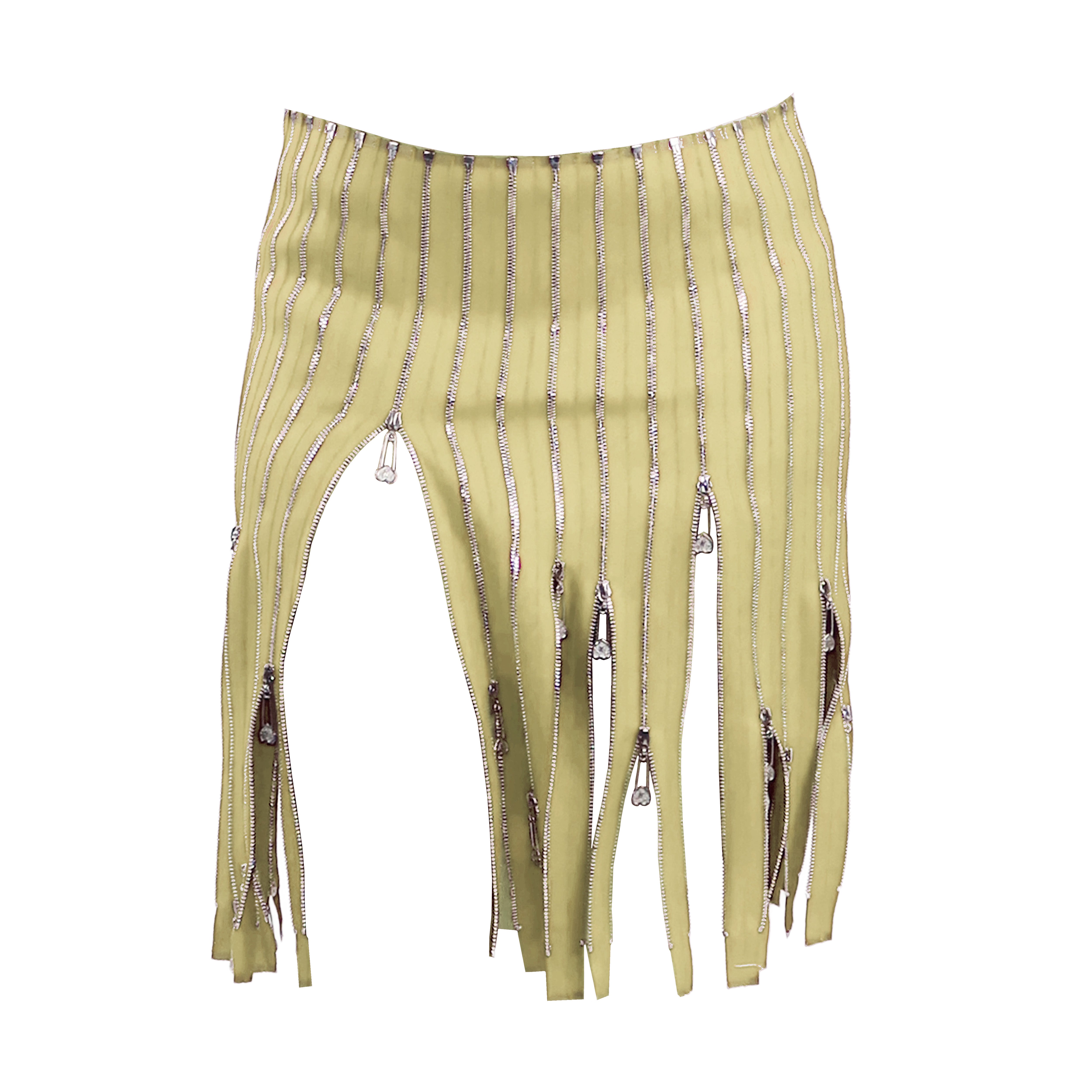 the zipper skirt - yellow
