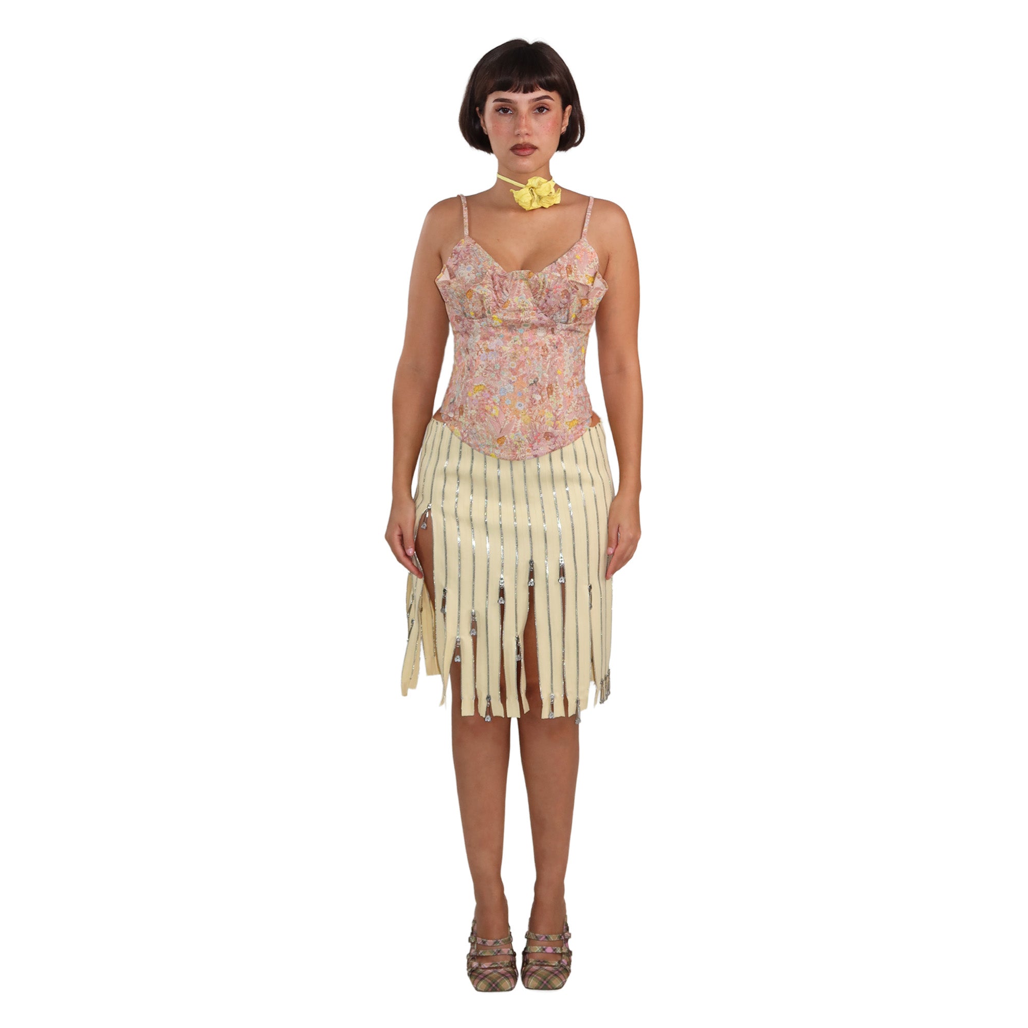 the zipper skirt - yellow